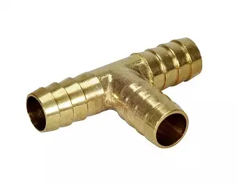 Alde T-kappale messinki 16x19x19 mm - Nestekeskuslämmitysjärjestelmän osat - 2968316 - 1