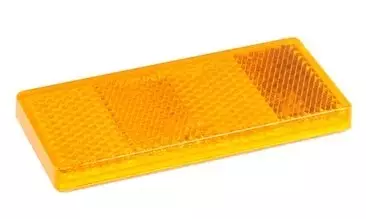 Aspöck heijastin keltainen liimattava heijastin 90X40 mm - Peräkärryn heijastimet - 0900796 - 1