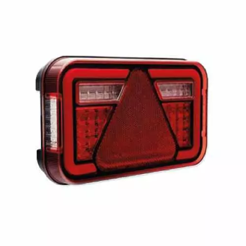 Aspöck Led Multiled IV 8-napainen rekisterikilven valolla vasen sumuvalolla - Peräkärryn takavalot - 0900936 - 1