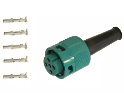 Bajonet liitin 5-nap vasen vihreä Bajonet liitin 5-nap - Peräkärryn rasiat ja pistokkeet - 403076 - 1