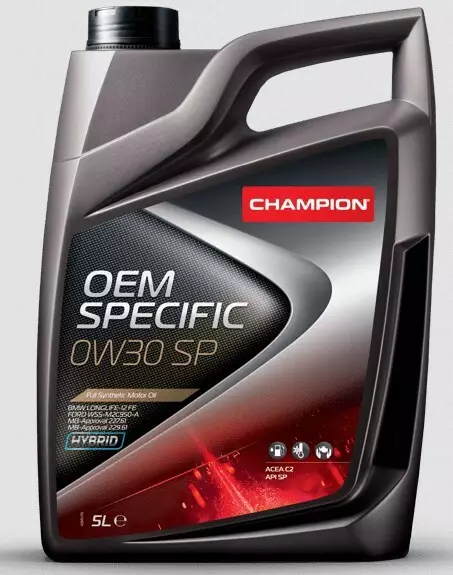 Champion OEM Spec 0W30 Sp 5L - Moottoriöljyt - 1049056 - 1