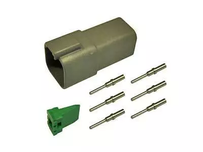 Deutsch DT Liitin / Pistoke 6-pin. Uros 0.5-1.5mm² - Deutsch-liittimet - 1605-N8K056 - 1