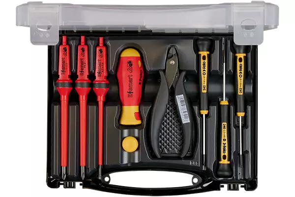 Elektroniikkatyökalusarja, 9 osaa - Työkalusarjat - 260-240-99156 - 1