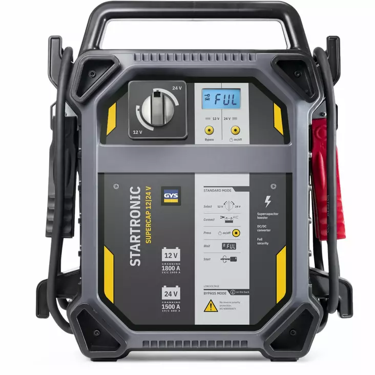 GYS STARTRONIC SUPERCAP Akuton superkondensaattori apukäynnistin 12v 1050a / 24v 880a - Apukäynnistimet - GYS082816 - 1