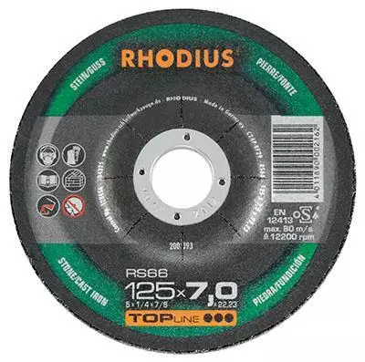 Hiomalaikka Rs66 125X7,0X22,2 Kivi - Hiomalaikat - 283-61-C241256 - 1