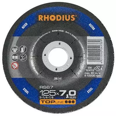 Hiomalaikka Rs67125X7,0X22,2 - Hiomalaikat - 283-61-671256 - 1