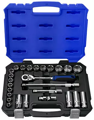 Hylsysarja 1/2" Muovisalkussa Boxo 26-osaa - Hylsysarjat - 284-B33-1926 - 1