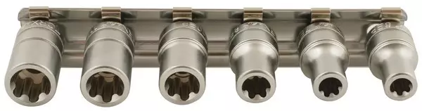 Hylsysarja Kiskossa 1/4"Torx Plus 6-osaa - Hylsysarjat - 258-5616 - 1