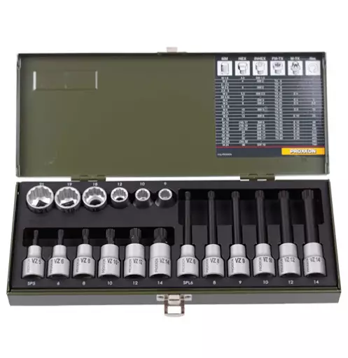 Hylsysarja 1/2" ZXN 18-osaa - Hylsysarjat - 23296 - 1