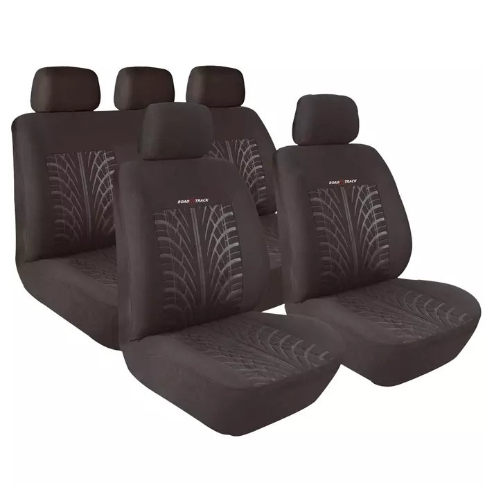 Istuinsuojasarja Road & track musta - Istuinpäälliset - 925-54836 - 1