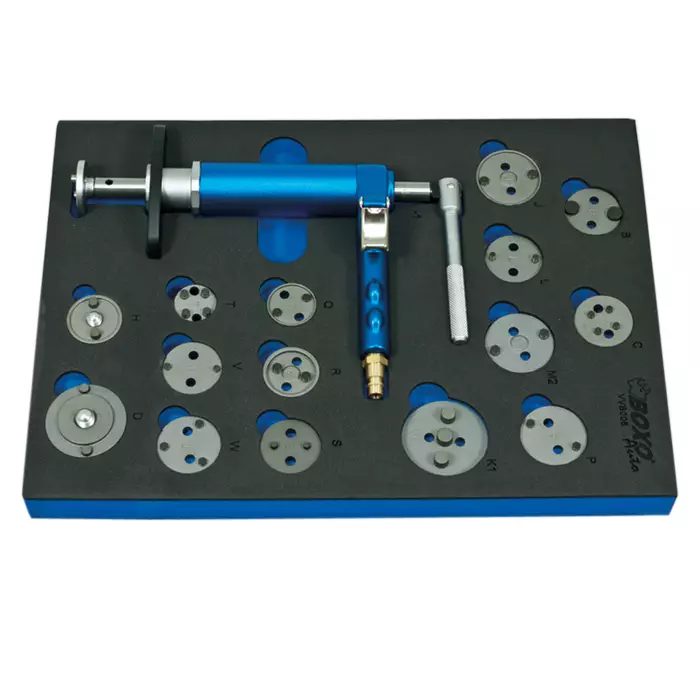 Jarrusatulan männän kääntötyökalusarja paineilma Boxo - Jarrutyökalut - 291-BB006 - 1