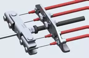 Jarruvaijerin tasaaja teli AL-KO Telitasaaja jarruvaijerille 2-aks - Peräkärryt jarrurummut - 238576 - 1