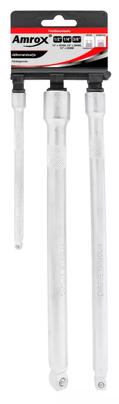 Jatkovarsisarja 3-Os 1/4", 3/8" & 1/2" - Jatkot, nivelet ja adapterit - TX11366 - 1