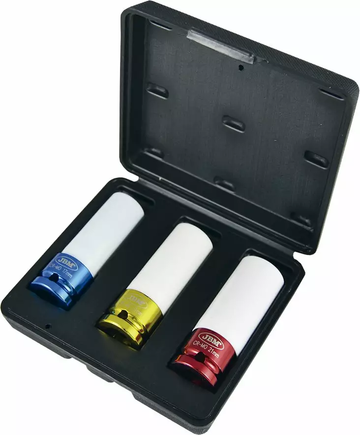 JBM ALUVANNEHYLSYSARJA 1/2" 3-OSAA - Vannehylsyt ja momenttisauvat - 50-51336 - 1