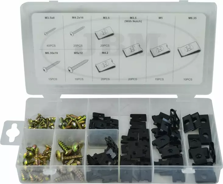 JBM koriruuvilajitelma 170 osaa - Pientarvikevalikoimat - 50-53366 - 1