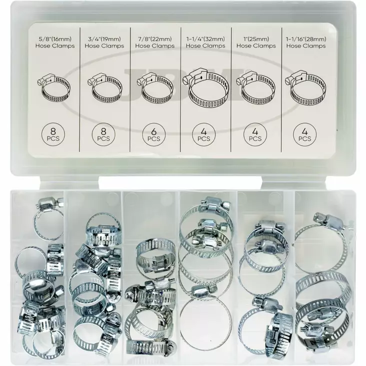 JBM letkunsidelajitelma 16-32mm 34 osaa - Pientarvikevalikoimat - 50-54936 - 1