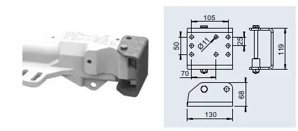 Kiinnikerauta Profi 3500 vetopäähän - Vetopää ja -koukku tarvikkeet - 1224146 - 1