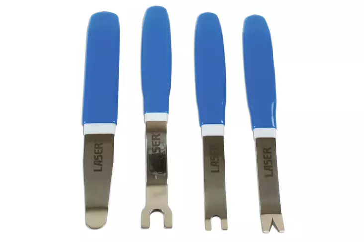 Korikiinnikkeiden Irrotustyökalusarja 4-osaa - Verhoilu - 258-7396 - 1