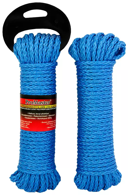 KÖYSI PP 6mm PUNOTTU 25M - Köydet, narut ja vaijerit - C5926 - 1