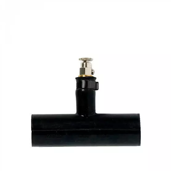 Kumi T-kappale 22 mm, ilmausruuvilla A1900516 - Nestekeskuslämmitysjärjestelmän osat - 1900516 - 1