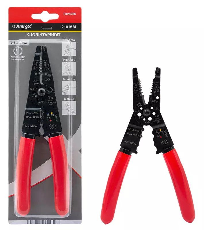 Kuorintapihdit Awg 10-22 - Kuorinta- ja liitinpihdit - TX28706 - 1