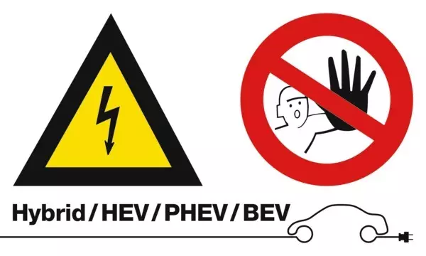 Kyltti Korkeajännite / Pääsy Kielletty - VDE huoltovarusteet - 258-7576 - 1