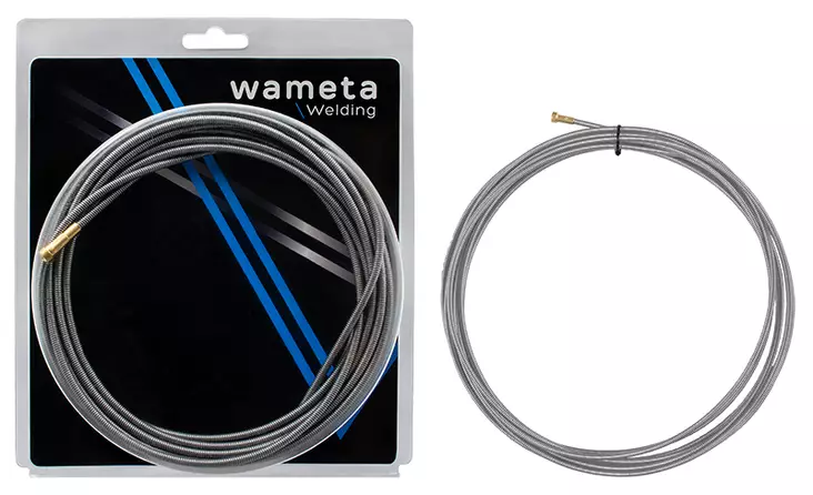 Langanohjain teräs 1.2-1.6 mm 5 m 1 kpl Wameta - MIG/MAG-polttimet ja kulutusosat - WA66286 - 1