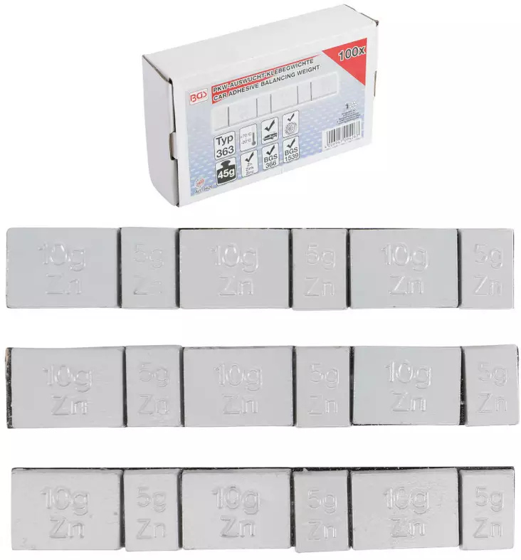 Liimapainot 100 x 45 g BGS - Rengastarvikkeet - BGS9426 - 1