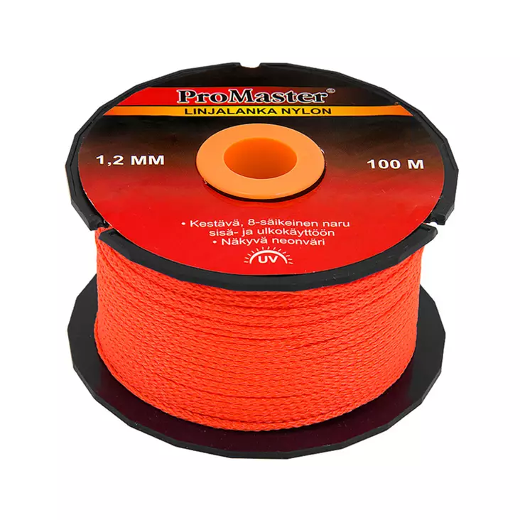 Linjalanka oranssi 1.2 mm x 100 m - Köydet, narut ja vaijerit - C5756 - 1