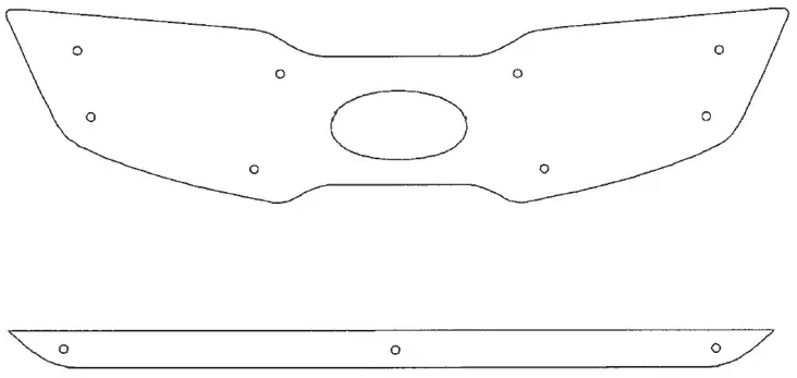 Maskisuoja Kia Sportage 2011-2013 - Kia maskisuojat - TS36 - 1