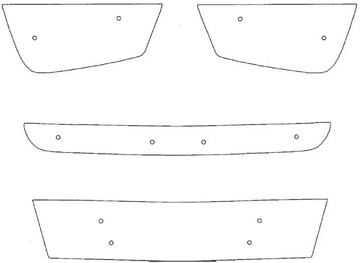 Maskisuoja Renault Trafic 2010-2014 - Renault maskisuojat - TS136 - 1