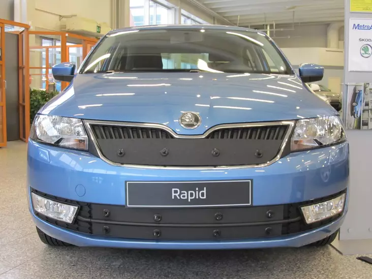 Maskisuoja Skoda Rapid 2013- - Skoda maskisuojat - TS366 - 1