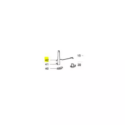 Mekanismin tanko C400 - Kaikki Thetford kasettivessojen varaosat - 51806 - 1