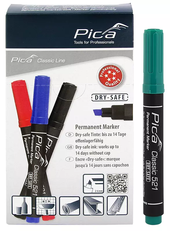 Merkintätussi Viisto Vihreä 2-6mm - Tussit ja kynät - MA52136 - 1