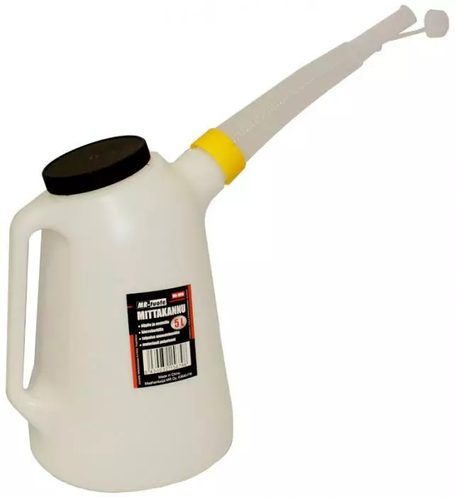 Mittakannu 5 L, öljy/nesteet PE - Suppilot ja kannut - 1806 - 1