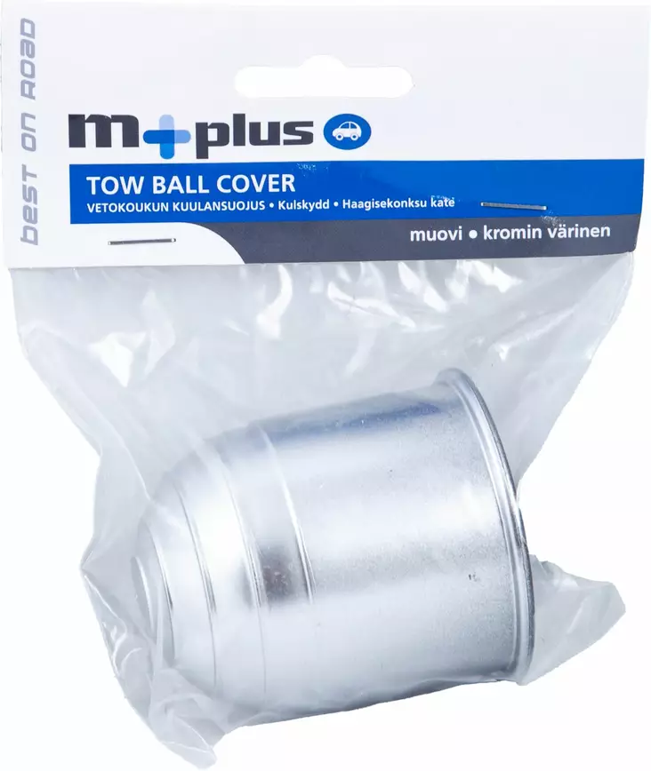 M+ vetokoukun kuulansuojus muovia, kromin värinen - Vetopää ja -koukku tarvikkeet - 8397116 - 1