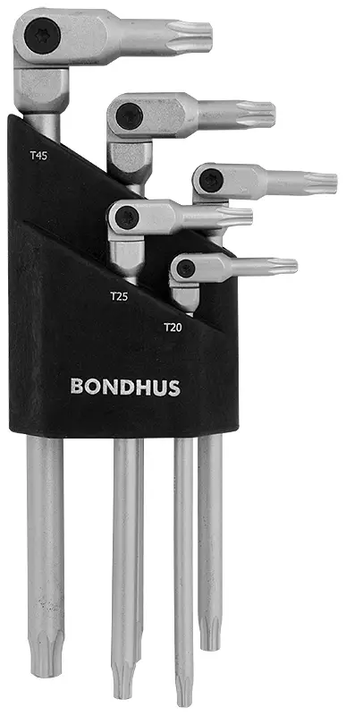 Nivelavainsarja TORX T20/ T25/ T30/ T40/ T45 - Räikät ja vääntimet - BH132806 - 1