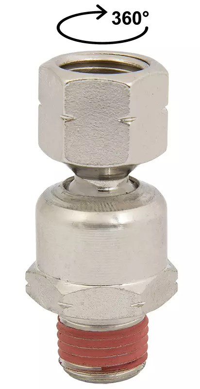 Nivelliitin 1/4" 360° - Muut paineilmakoneet ja tarvikkeet - MV250906 - 2