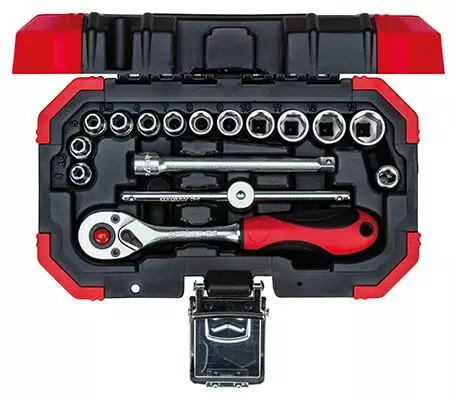 Pieni hylsysarja 1/4" 4-13 mm 16-osaa Carolus - Hylsysarjat - 260-44002016 - 1