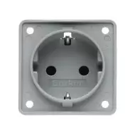 Pistorasia upot. 230V, harmaa - Sähkörasiat ja pistokkeet - 941852506 - 1