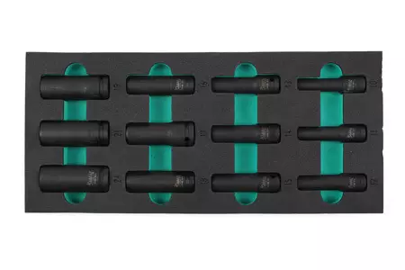 Pitkät voimahylsyt, 1/2", 10-2 - Työkalumoduulit työkaluvaunuihin - K26056 - 1
