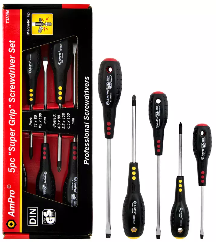 Ruuvimeisselisarja 5-Os. Ura-Pz - Ruuvitaltat - T32096 - 1