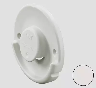 Seinäläpiviennin ulko-osa Varioheat E 2400, WK, bianco Truma - Ilmakeskuslämmityksen asennustarvikkeet - 39050-00466 - 1