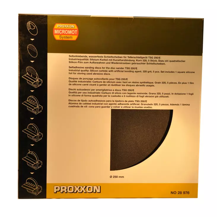 Tarrakiinnitteinen piikarbidilaikka, Ø 250 mm Karke - Proxxon katkaisu- ja hiontalaikat - 28976 - 1