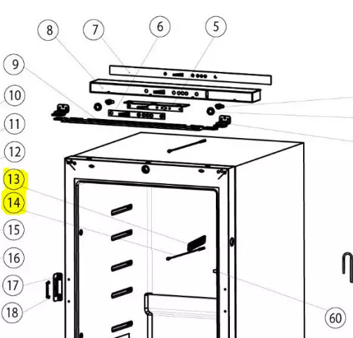 Thetford termistori T2138/2152/2160/2175 - Varaosat Thetford T1090, T2138, T2160 - 692776 - 1