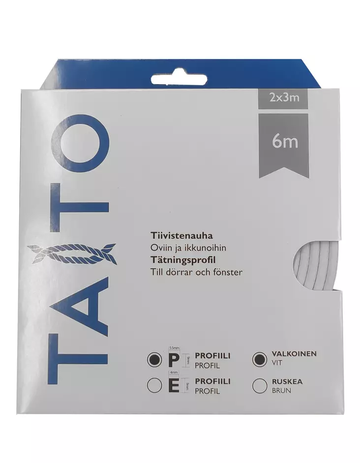 Tiivistenauha 2 X 3 m valkoinen - POISTO - 20566 - 1