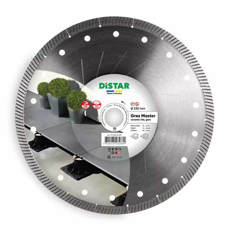 Timanttilaikka 1A1R 230x22,23 Gres Master - Timanttilaikat laatoittajille - 81120528026 - 1