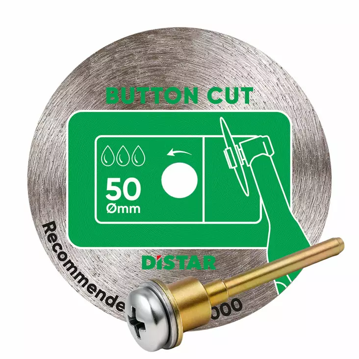 Timanttilaikka Distar 50x0,8F ButtonCut - Timanttilaikat laatoittajille - 11120159106 - 1