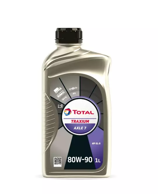 Total Traxium Axle 7 80W-90, 1L - Vaihteisto- ja peräöljyt - T214086 - 1
