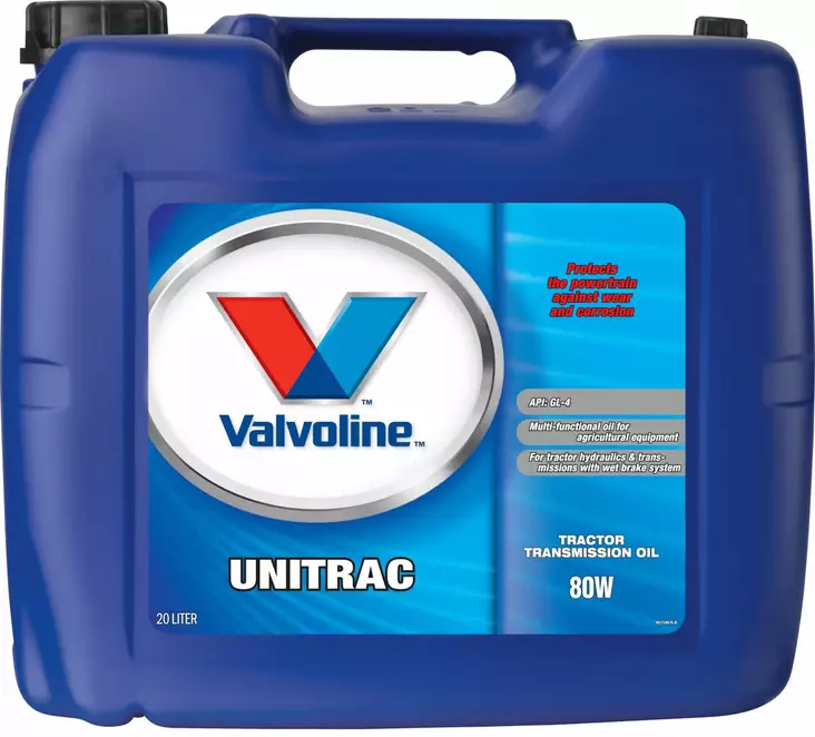 VALVOLINE UNITRAC FLUID 80WERIKOISVAIHTEISTOÖLJY 20L - Vaihteisto- ja peräöljyt - 21-17106 - 1